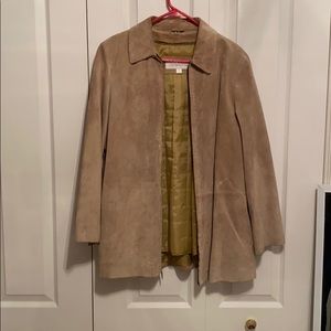 VTG Liz Clarebon 100% genuine leather coat  w/liner